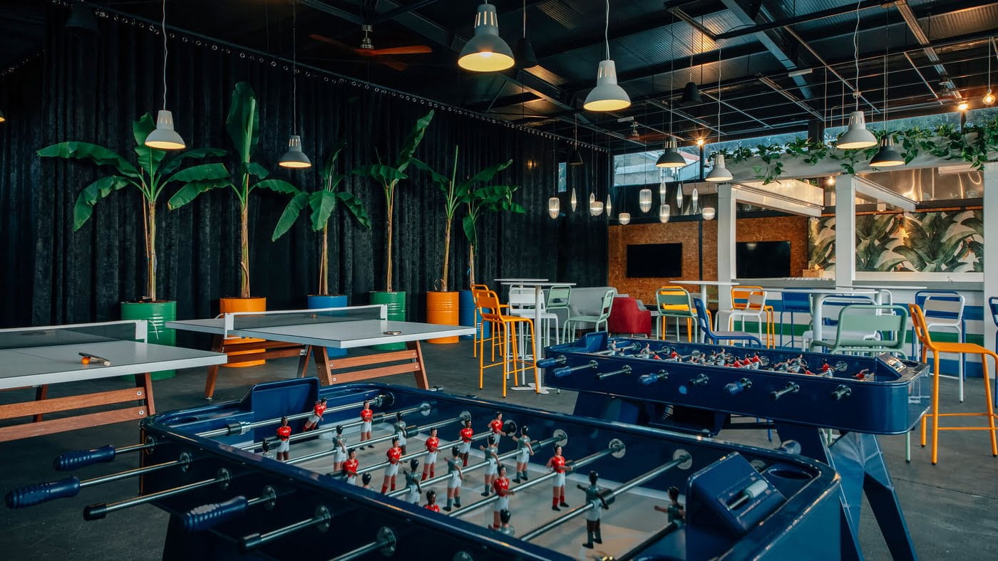 Games room at The Blue Room