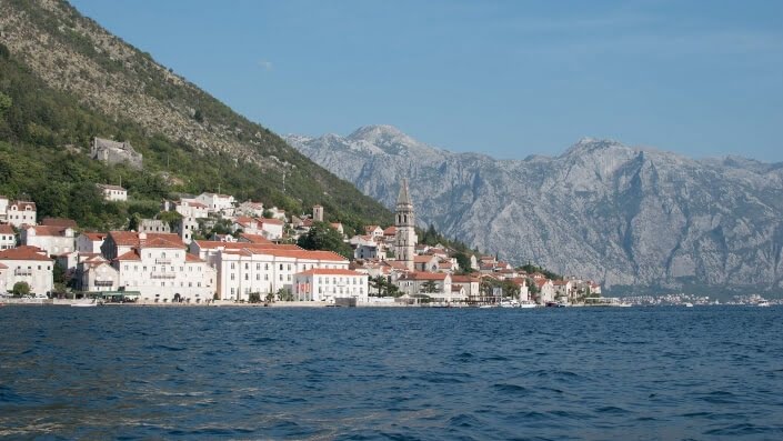 Boka bay adriatic sea